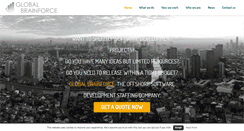 Desktop Screenshot of globalbrainforce.com